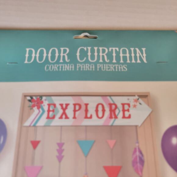 Boho Party Decorations Set Backdrop Swirls Door Curtain Table Decor Birthday - Picture 16 of 16